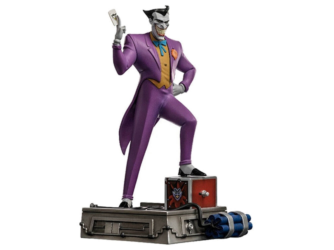 Figura Iron Studios BATMAN: A Série Animada Coringa Estátua Escala 1:10