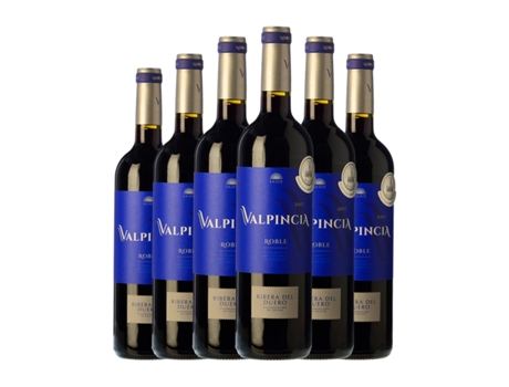 Vinho VALPINCIA Tempranillo Ribera del Duero Carvalho (0.75 L - 6 Unidades)
