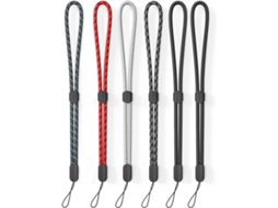 Conjunto De 6 Pulseiras Pulso Ajustáveis ​​e Coloridas Em Nylon Para Gopro, Câmera, Chaves, Chaveiro E Celular.-aquaforge