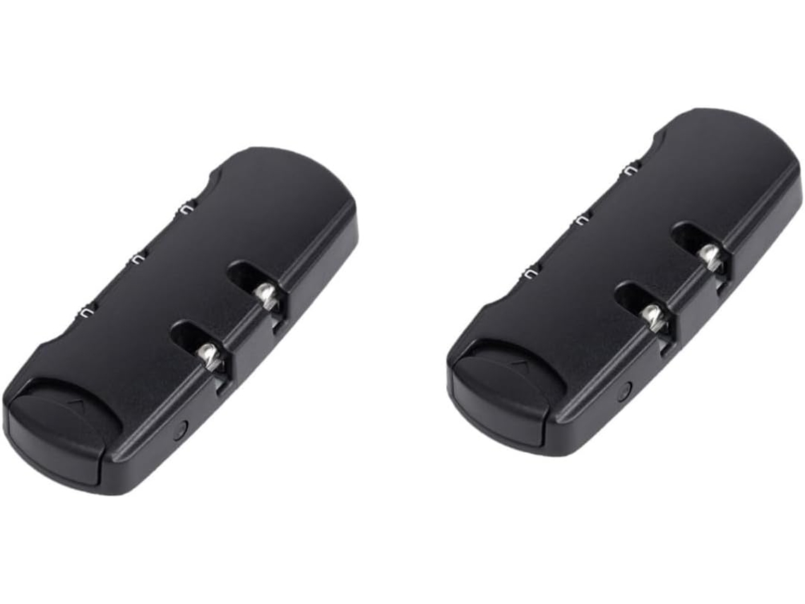 Conjunto De 2 Cadeados Leves Para Malas, Com Combinação Bagagem E