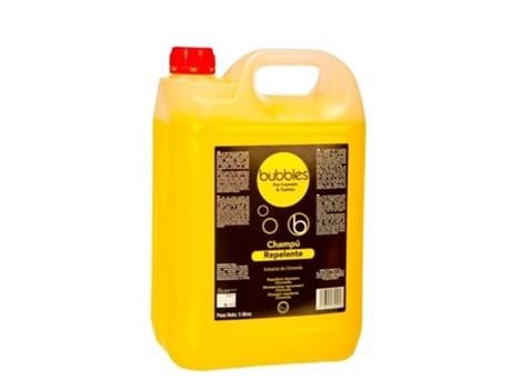 BUBBLES Champú Repelente Citronela 5000 Ml