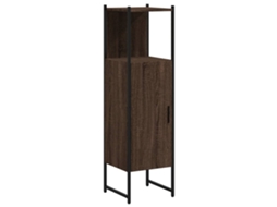 Bathroom Cabinet, Bathroom Cabinets Vidaxl Marrom Madeira Processada (n/a)