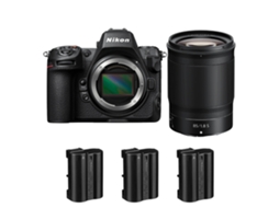Z8 + Z 85mm F/1.8 S + 3 Nikon En el15c Máquina Fotográfica Híbrida Full frame + Ebook “20 Dicas para Fotos Que Impressionam” NIKON