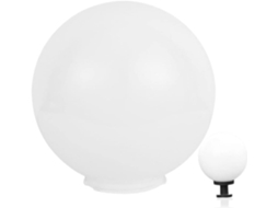 Globo Acrílico Impermeável para Luminária Externa, Capa Redonda Leve, Proteção para Pátio. SFUSHOS