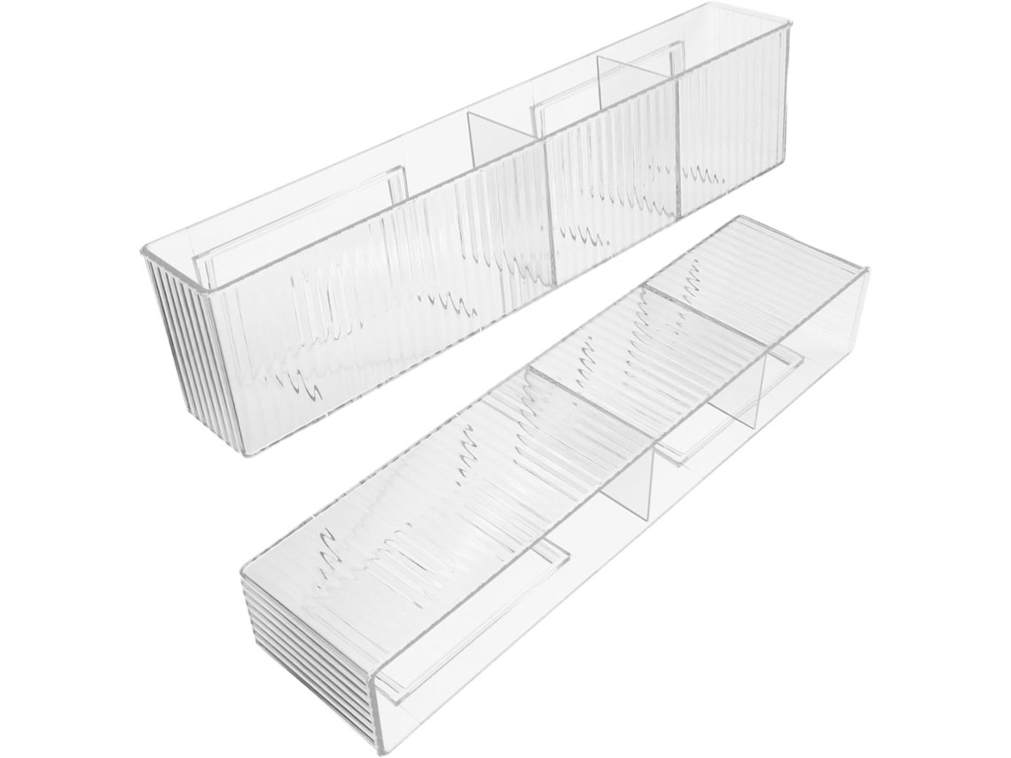 Conjunto De 2 Peças Transparente Para Banheiro