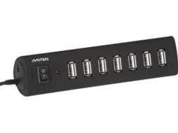 Hub MITSAI H500 (USB 2.0 - 7 Portas - Preto)
