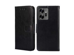 Capa De Celular Em Couro Com Textura De Cristal Para Infinix Zero 20