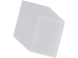 Pacote com 100 Folhas de Papel Vegetal de Baixa Aderência para Artes e Artesanato. SFUSHOS