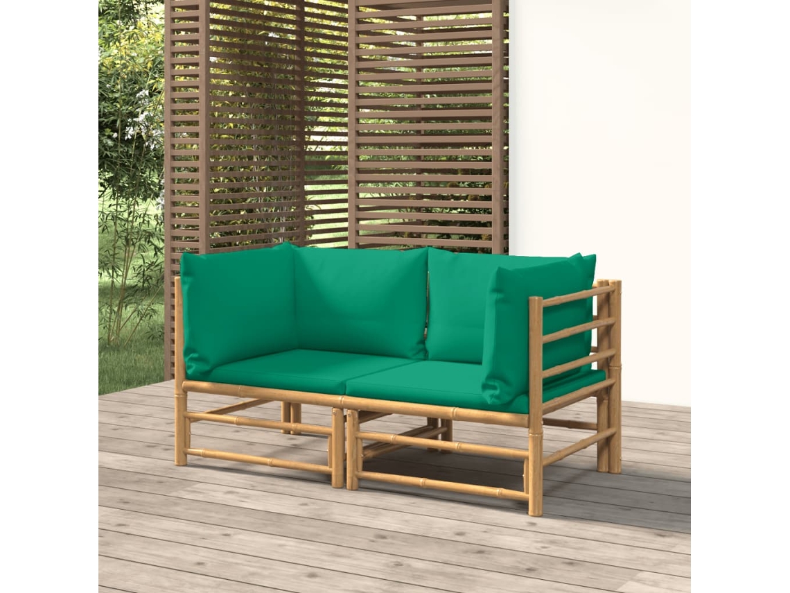 Garden Corner Sofa, Garden Corner Sofas Vidaxl Marrom Bambu (n/a)