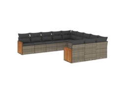 Garden Sofa Set, Garden Sofa Sets Vidaxl Cinzeto Rattan / Vime (n/a)