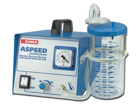 Aspirador de Secreções Aspeed Profissional 15 L/Min GIMA
