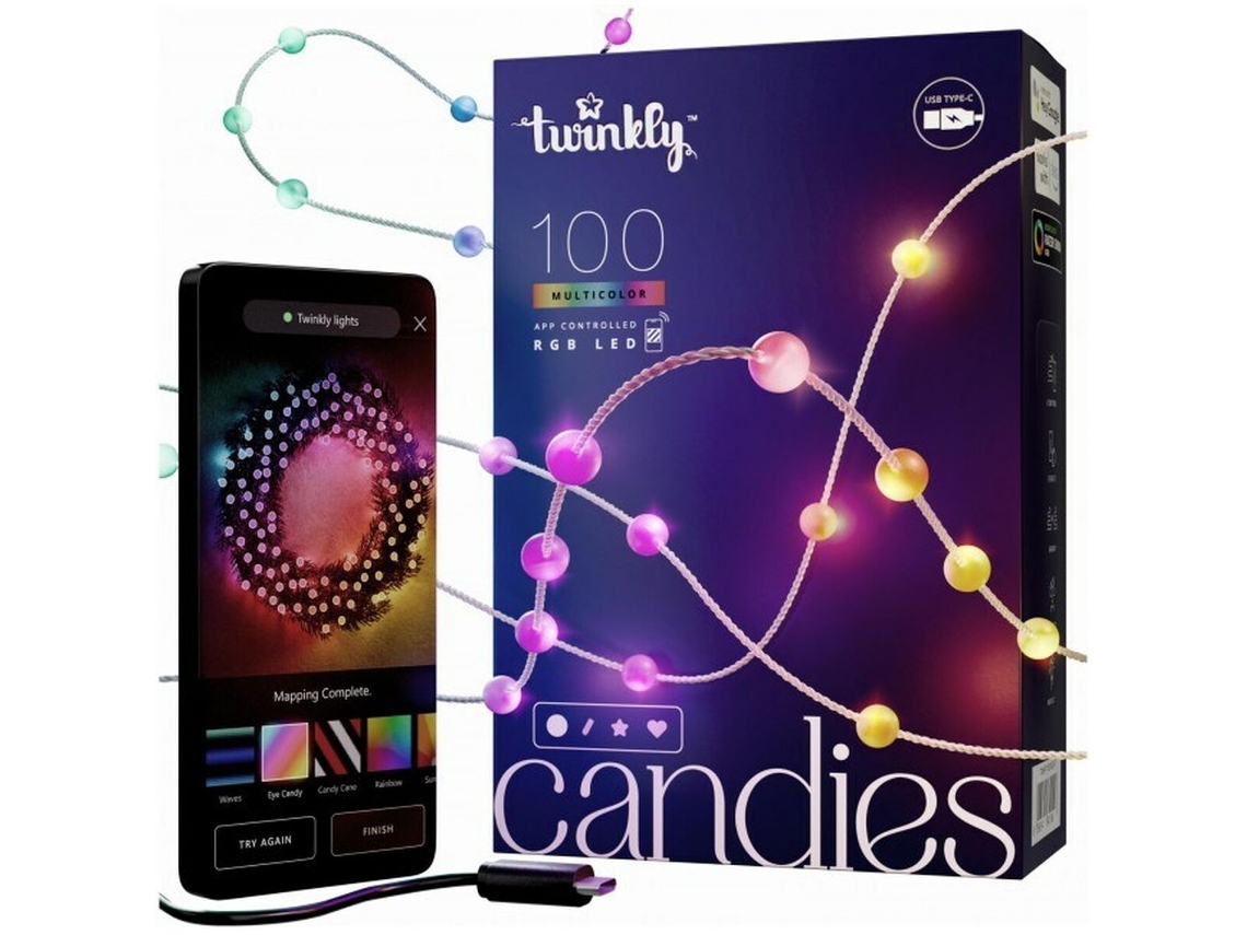 Grinalda de Luzes LED TWINKLY TWKP100RGB-T (Multicolor)