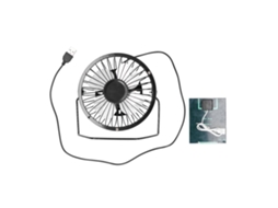 Ventilador Solar Portátil com Painel Solar e USB | S/MARCA