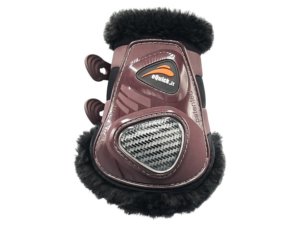 Protectores de Boleto para Cavalos com Pêlo EQUICK Ecarbon Fluffy