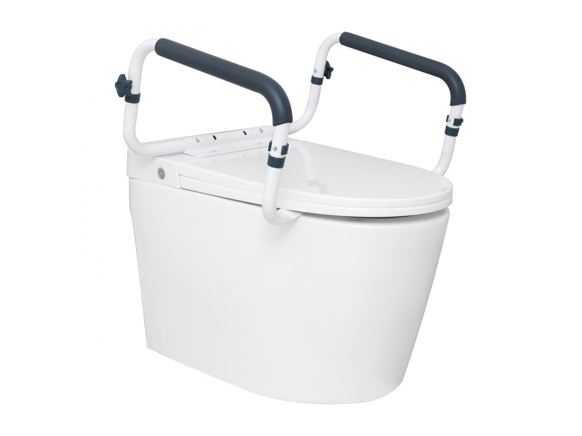 Conjunto De Apoios E Guardas Sanitárias Ajustáveis Para Wc Tekmaquinas
