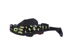 Isca de Pesca Artificial 7cm Peixe Mudskipper Preta