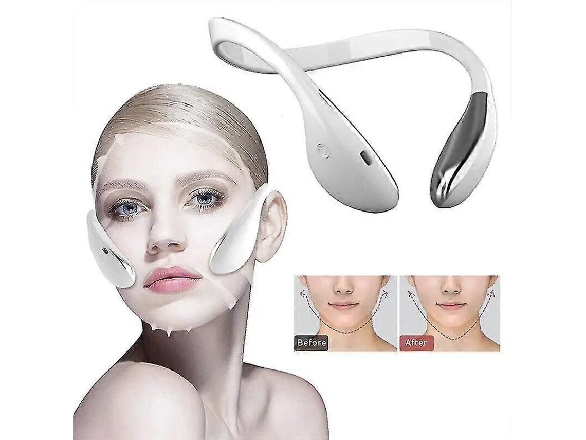 Massageador Facial Vibratório Ems Inteligente Elétrico para Lifting em V, Aparelho de Microcorrente Li Fting Facial, Ferramentas Be GOKOCO