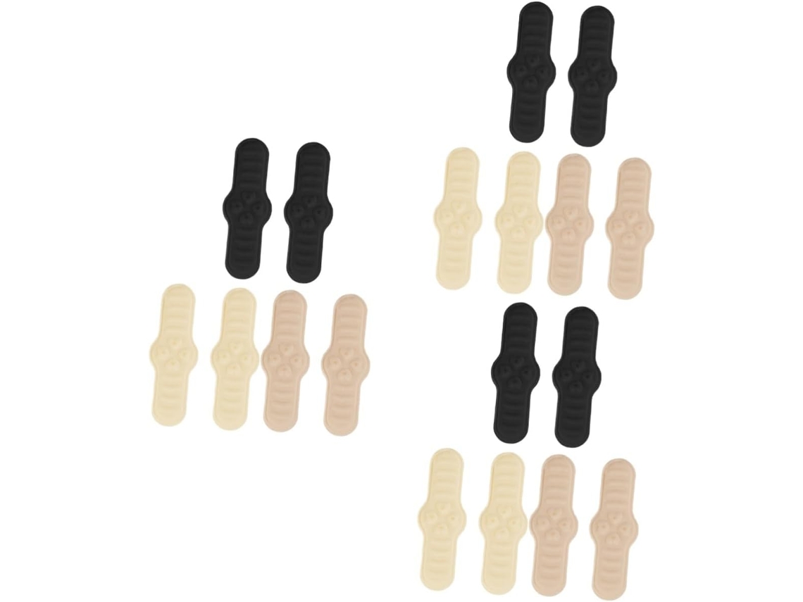 Palmilhas Antiderrapantes Para Calcanhar Sherchpry Série 3, 3 Pares*3