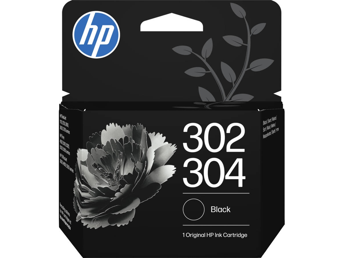 Tinteiro HP 302 / HP 304 Preto