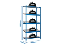 Garrafeira Metálica Simonexpo Plus 5/400-3 Blue/galva