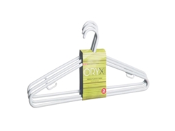 Juego perchas de plástico camisa 450 mm. (pack 3 piezas)