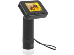 Microscópio Digital 1000x, Câmera De Inspeção Portátil Ajustável Com Ecrã