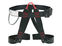 Arnês semi corporal para escalada ajustável, resistência 15kn, para homens, mulheres, iniciantes, preto, HEXINYIGJLY