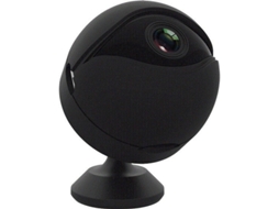 Mini câmera espiã Wi-Fi HD 4K/1080P, câmera interna portátil com visão noturna, detecção de movimento, babá eletrônica, preta. Bestvite
