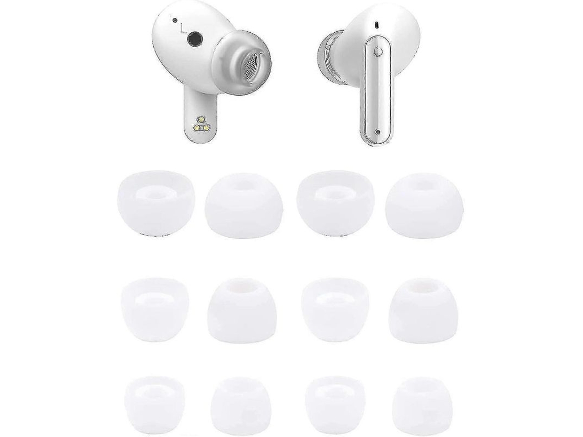 Ponta de ouvido YURU, compatível com LG Tone Free FP9, FP5, FP8, 6 pares, silicone macio, com toalha de limpeza