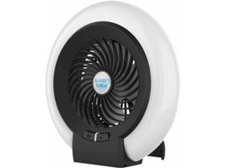Ventilador de Acampamento 2 em 1 Lâmpada 6000K 3600Mah Iluminação Elétrica Multifuncional Suspensa À Prova D'Água Carregamento Usb Luz Noturna Portáti