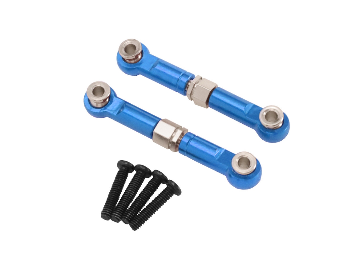 Conjunto de Barras de Direção Dianteiras Ajustáveis ​​em Metal, com Peças Aprimoradas, para Modelos de Carros Rc Mjx 14211 Hyper Go 1/14. MDUG