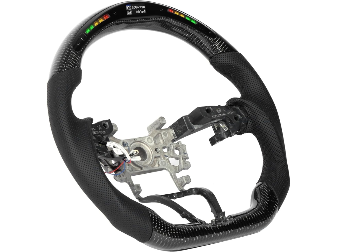 Volante de fibra de carbono com LED SFUSHOS