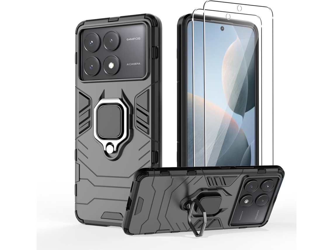 Capa Integrado Vidros Temperados Proteção Para Xiaomi Xiaomi Poco X6 Pro 5g/redmi K70e 5g Hongwe.