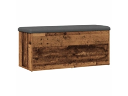 Storage Bench, Storage Benches Vidaxl Marrom Madeira Processada (102 X 42 X 45 Cm)