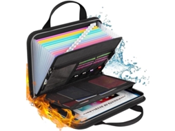 Organizador de Arquivos Sanfonado, Impermeável e Resistente Ao Fogo, 37 X 26 Cm SFUSHOS