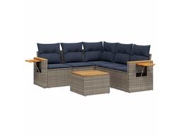 Garden Sofa Set, Garden Sofa Sets Vidaxl Cinzeto Rattan / Vime (n/a)
