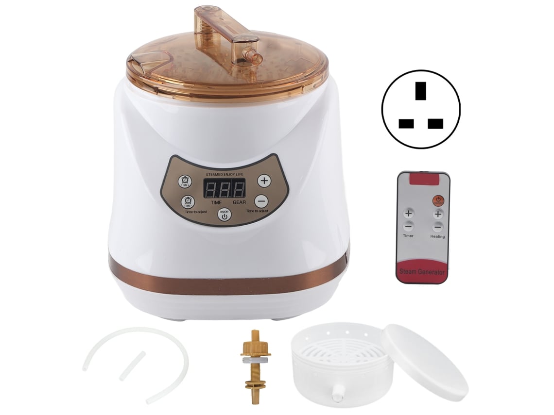 Vaporizador de sauna portátil 1000W 2L multifuncional para detox e perda de peso com plugue UK 220V