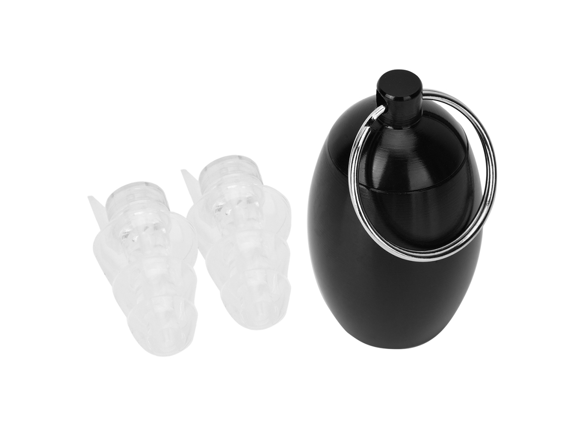 Tapones De Oído Antirruido Para Música Con Altura Fidelidad Protección Auditiva Transparente