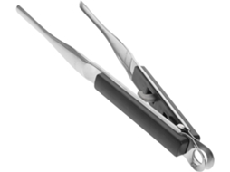 Pinça Multifuncional Para Alimentos Em Aço Inoxidável 304com Dentes Antiderrapantes, Confortável De Segurar, Ideal Para
