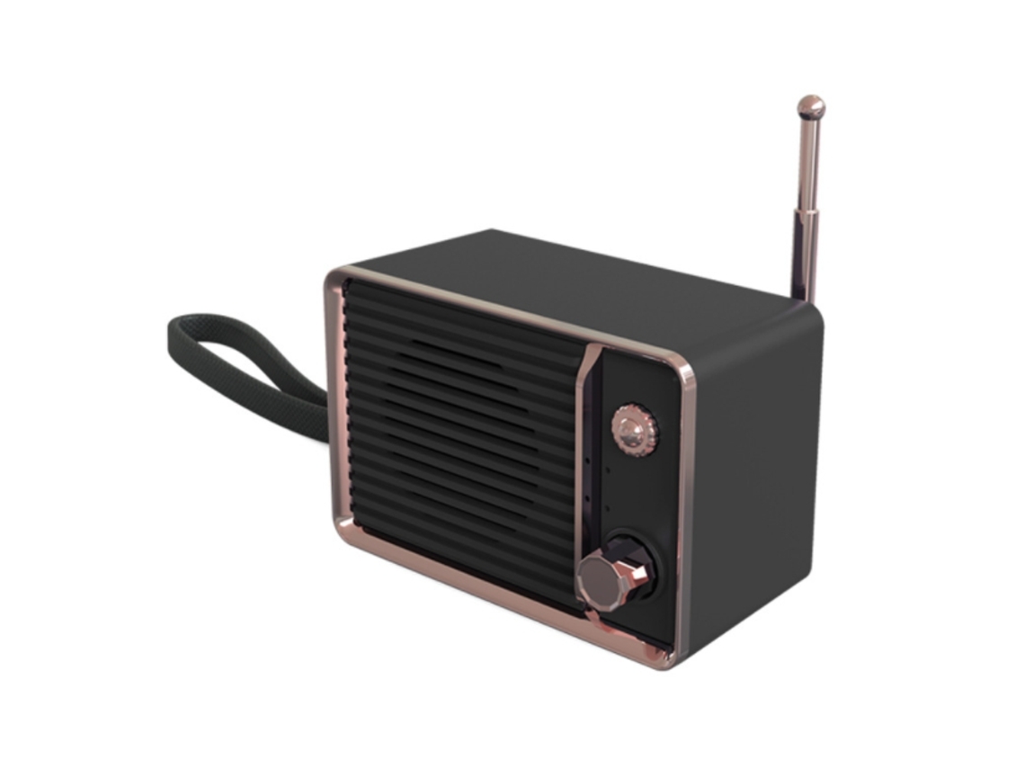 Coluna Bluetooth VEANXIN Speaker0120H37 Preta