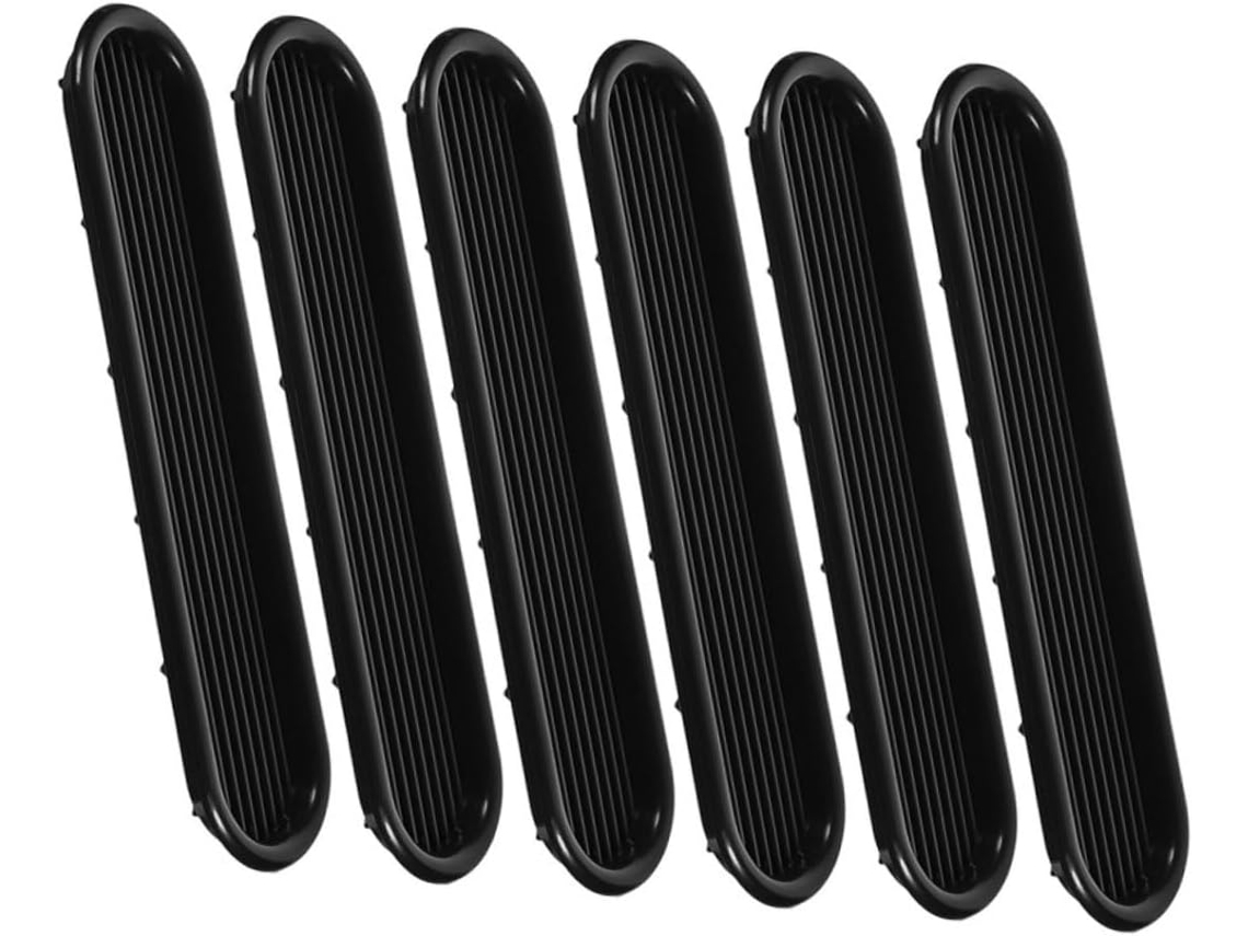 Conjunto De 6 Peças De Grelhas De Ventilação Ovais Para Armários, Cozinhas, Banheiros E Pias.