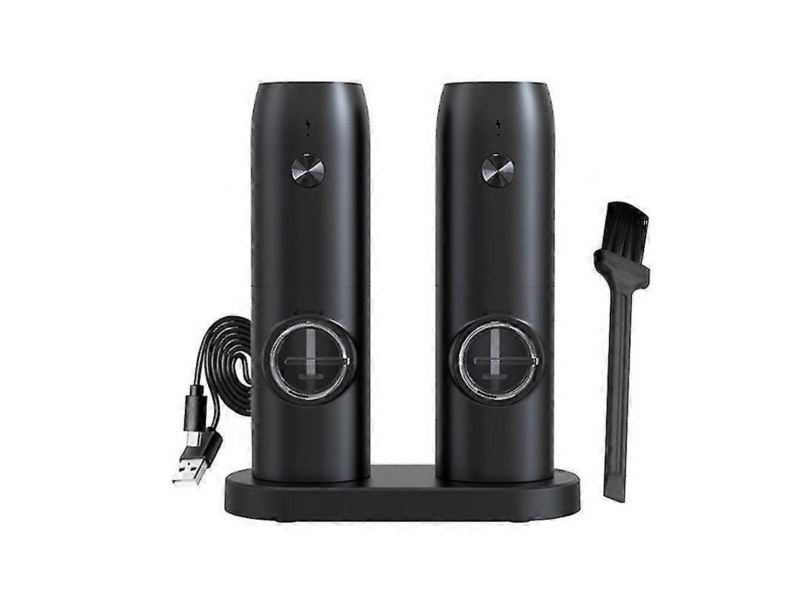 Moedor Elétrico Mini Moedor De Sal E Pimenta Moedor Elétrico De Sal E Pimenta Conjunto De 2 Recarregáveis ​​usb Nostalgia88