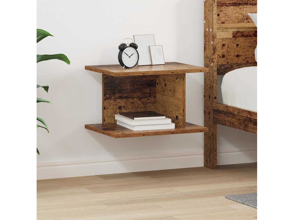 Vidaxl Mesa-de-cabeceira Madeira Antiga 40 X 30 X 25 Cm