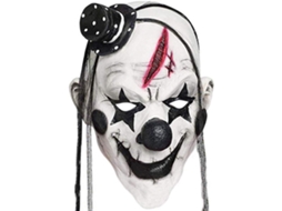 Máscara de Palhaço Assustadora de Látex Halloween Props Carnaval MARCA
