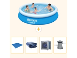 Bestway Piscina Bestway Fast Set Redonda - 366x76 Cm - 5-peças S124
