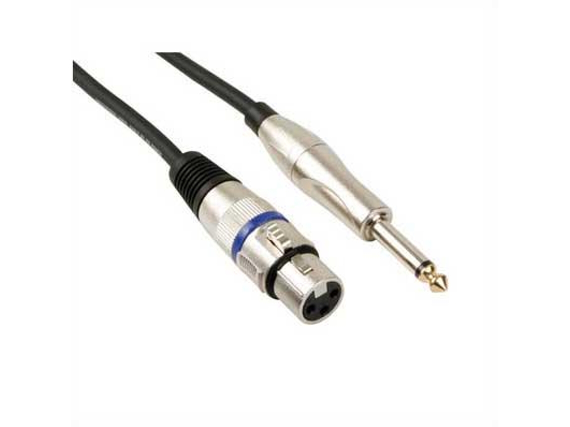 Cabo Xlr Fêmea Para Jack 6.35 Macho 6M