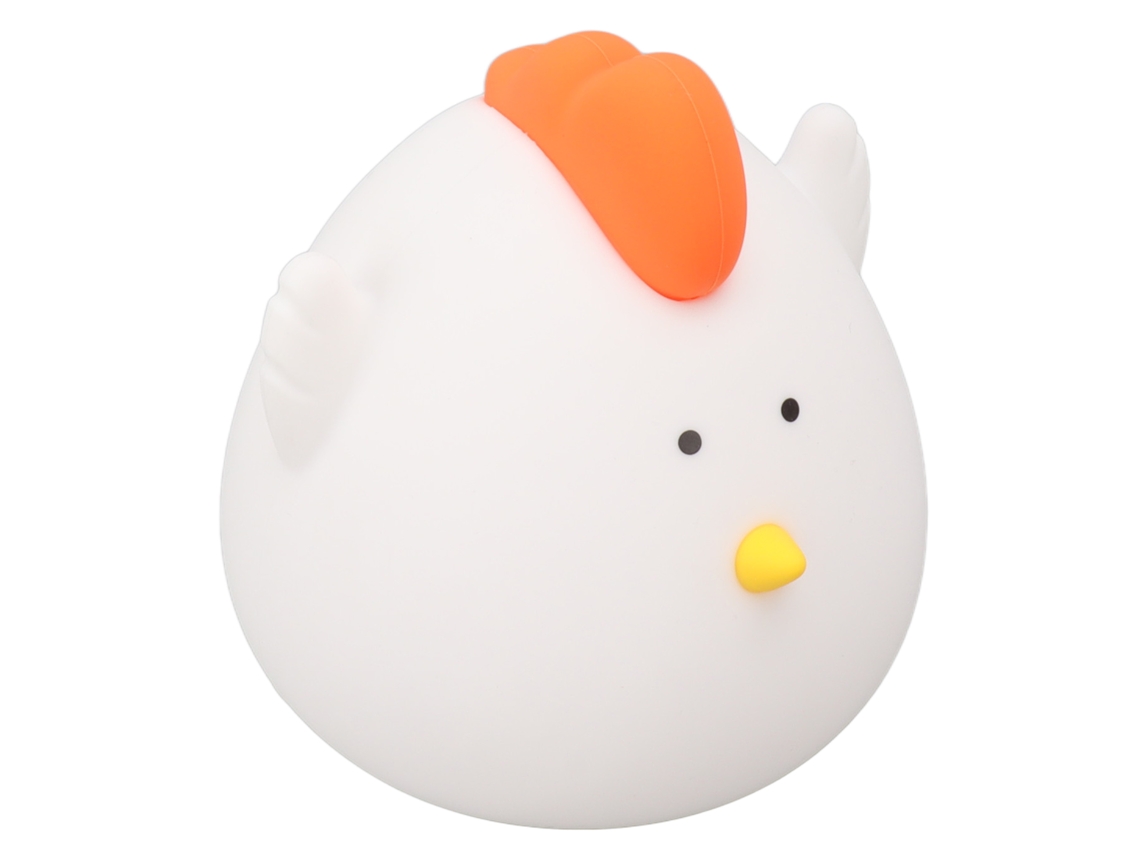 Laxiscreed Abajur De Mesa Infantil Em Forma De Galinha Cartoon Recarregável Por Usb