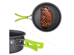 Conjunto de Panelas de Camping Leve para 1 2 Pessoas