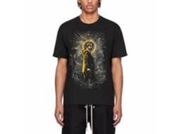 Rockinstone John Wick Golden Highlights Halo Black Adult T-shirt Size:xxxl
