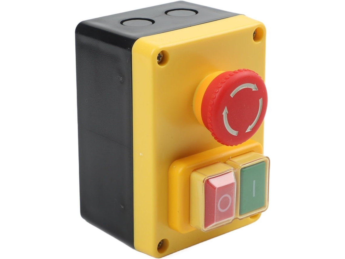 Disjuntor Eletromagnético Kjd17d 250v 16a Com Interruptor De Parada Sob Demanda, Terminal Com Mola E Acionamento Manual
